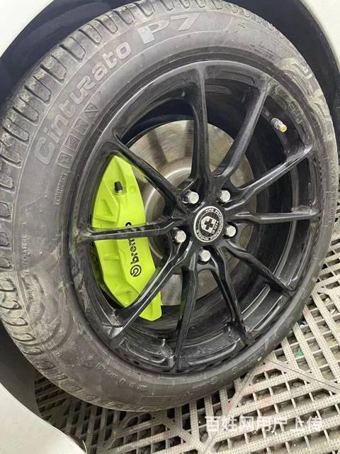 君威gs卡钳改色荧光绿