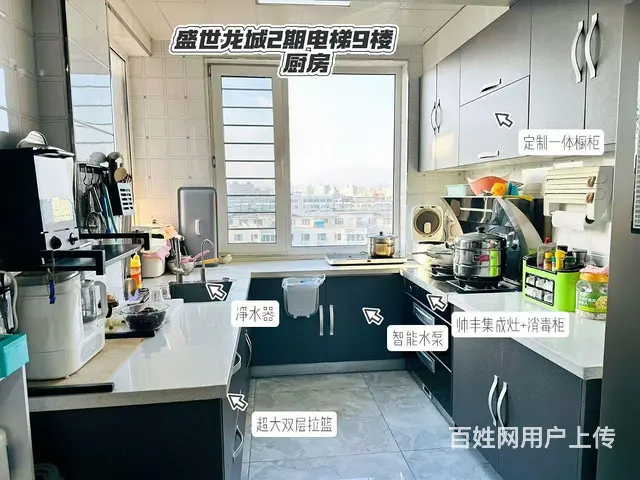 盛世龙城 电梯9楼带阁楼 3室2卫 精装送平台 - 图片 7