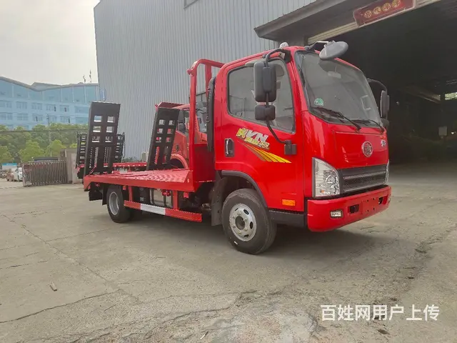 解放蓝牌平板车 钩机收割机叉车拖板车运输车 C照驾 - 图片 12
