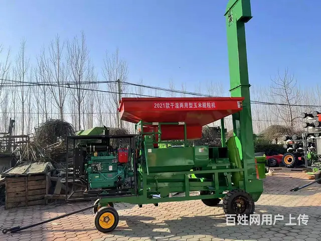 大力机械干鲜玉米剥皮脱粒机 配置柴油机或者电机动力 - 图片 4