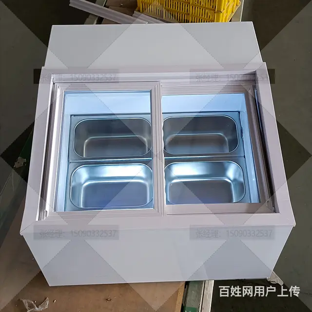 移动摆摊冰柜冰激凌柜台式冰柜生产厂家 - 图片 2