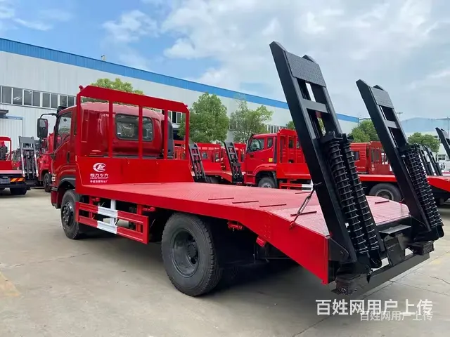 东风挖机拖板车 155挖机平板拖车实惠的拖车 - 图片 8