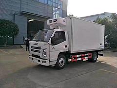 国六江铃顺达蓝牌4.2米冷藏车，冰淇淋雪糕冷冻运输