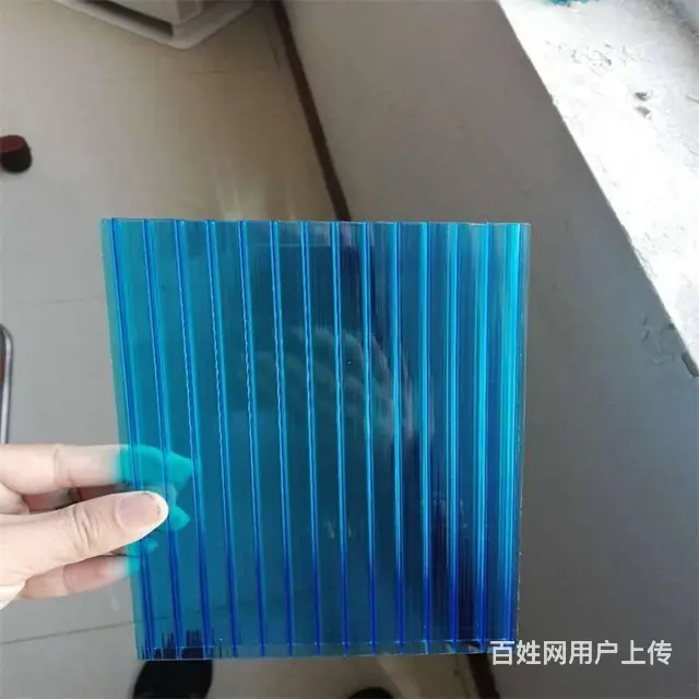 临沂沂南湖蓝pc阳光板沂南蓝色阳光板雨棚 - 图片 4