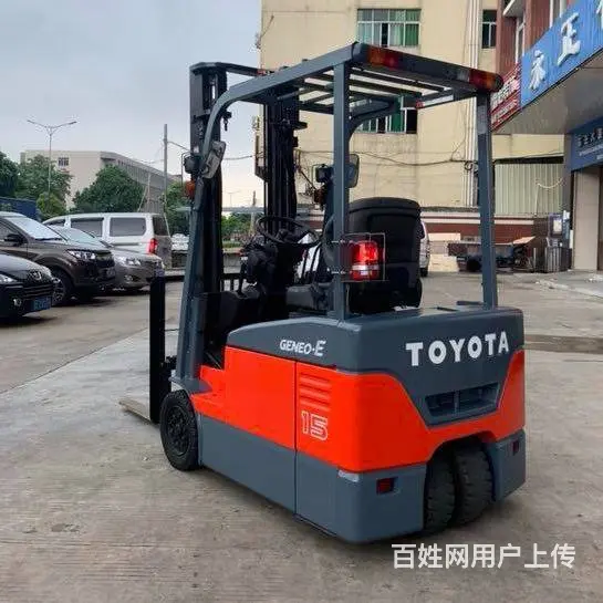 丰田1.5吨三支点电动叉车，狭窄仓库电动二手叉车 - 图片 1