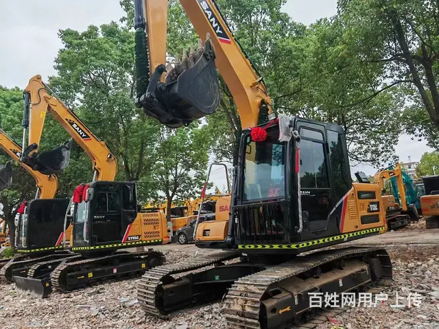 库存三一135二手挖掘机  全车原版 手续齐全 - 图片 1