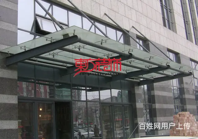 淄博玻璃幕墙钢结构点式幕墙玻璃雨棚阳光房铝合金门窗 - 图片 7