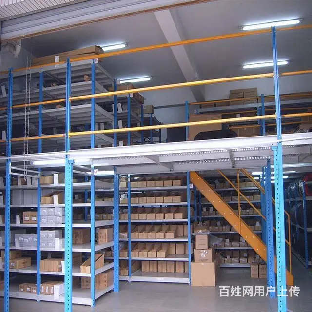 沈阳阁楼式货架定制生产 容大仓库重型阁楼式组装货架 - 图片 2