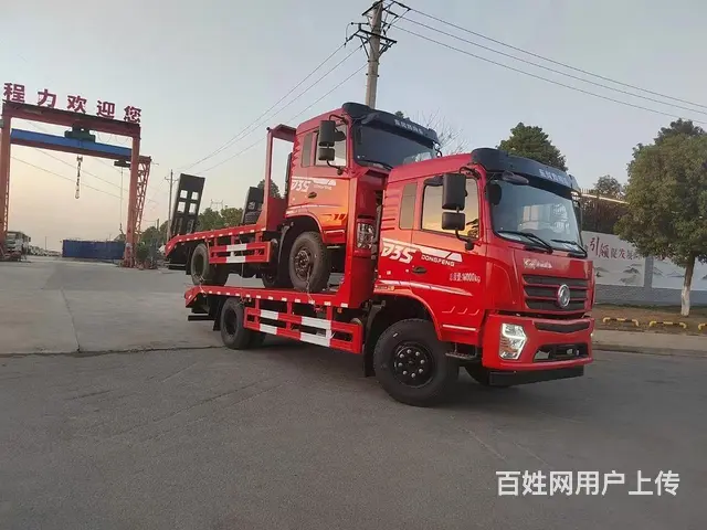 东风D3S  单桥拖120挖掘机拖车  玉柴170马力395 - 图片 9