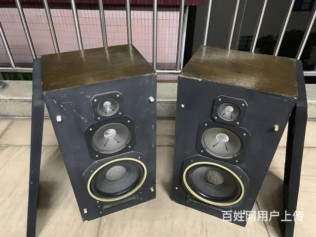 老古董原装飞乐三分频8寸发烧书架音箱 - 图片 5