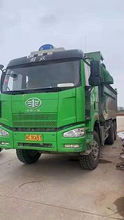 国五 二手解放J6P 后八轮自卸车 350马力