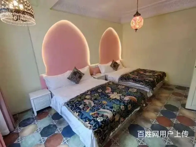 K007喀什古城西域百年老茶馆旁边经营中新高端精装民宿整体转 - 图片 11