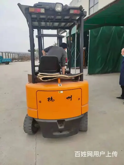 个人杭叉2吨二手电动叉车，4米堆高交流蓄电池叉车 - 图片 2