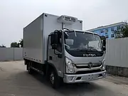 福田国六冷藏车，4.2米蓝牌冷藏车