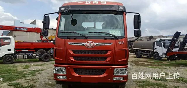 解放龙V黄牌平板车 拉挖掘机钻机拖板车 厂家促销 - 图片 10