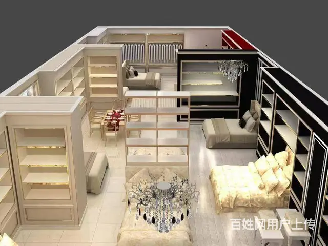 家纺床品展柜，展台定做，家纺店设计，装修，货柜定做 - 图片 4