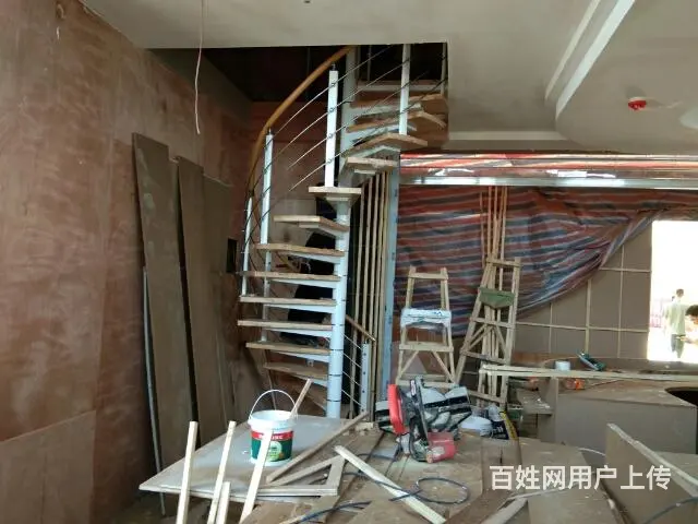 成都钢木楼梯实木楼梯栏杆定制免费安装 - 图片 2
