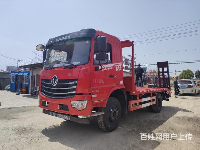 东风玉柴170平板车　挖机拖板车各品牌大小齐全的图片