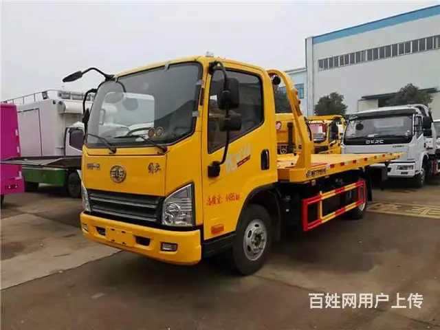 厂家直销一托二蓝牌清障车 道路救援车低价促销 - 图片 4