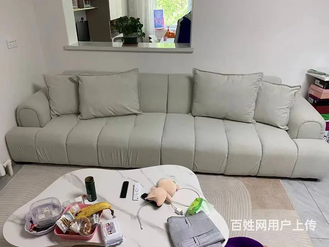 【搞定了！】个人转让实木网红布艺沙发(3米长 - 图片 6