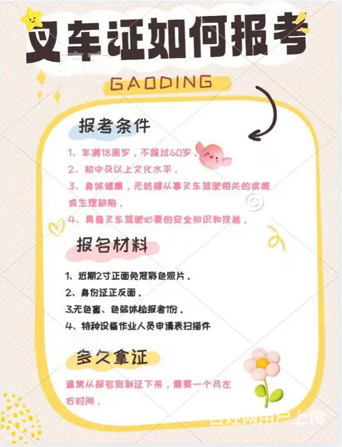 报考叉车证 - 图片 1