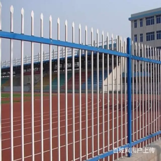 工厂围墙防护栏杆 学校铁栏杆 - 图片 1