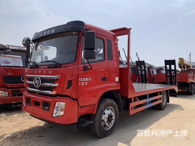出售红岩平板车 拖200挖机拖车 全国支持分期 - 图片 2