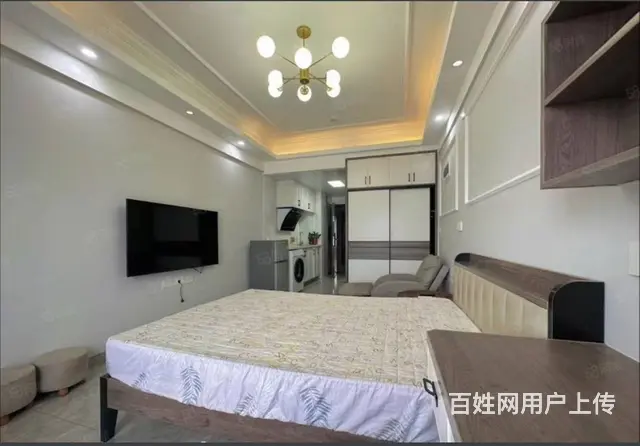 电梯房蒸湘南路世纪名城附近1室配套精装修家电齐全月租1100 - 图片 2