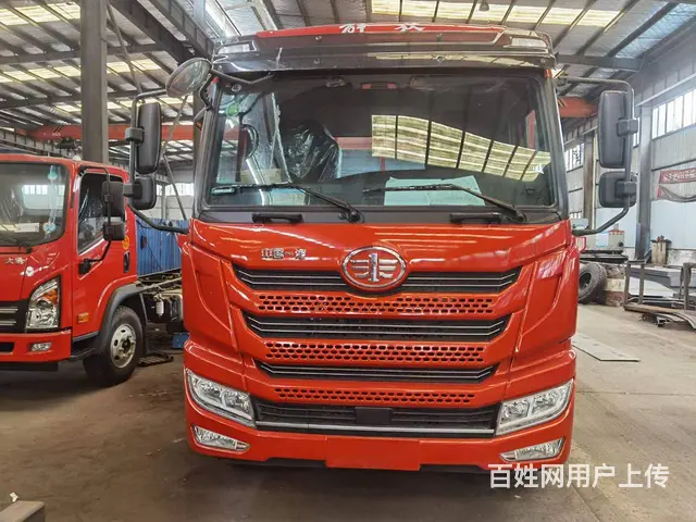 实惠款解放6.4米平板车 拖155挖机收割机拖板车 - 图片 2