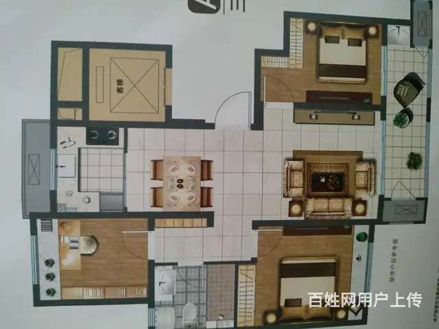吾悦华府三房精装修出租家具家电齐全有钥匙看房方便 - 图片 11