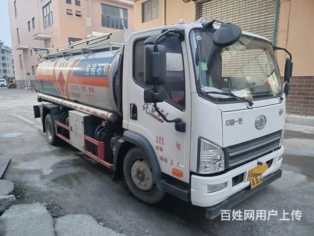 二手21年解放8吨油罐车带加油机流量表提车即可上路 - 图片 2