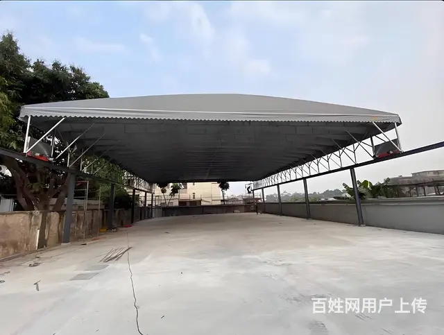 移动推拉雨棚电动伸缩雨棚活动雨蓬厂家移动帐篷 - 图片 4