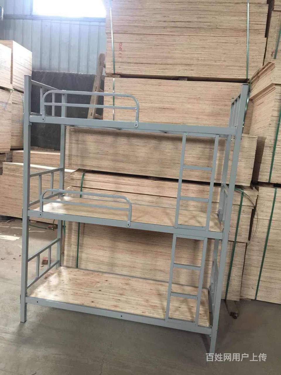 太原钢制加厚铁架床上下铺学校员工宿舍工地床定制