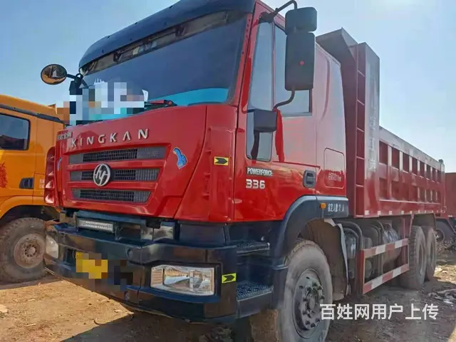 国四5米8货箱红岩金刚后八轮自卸车336马力 - 图片 3