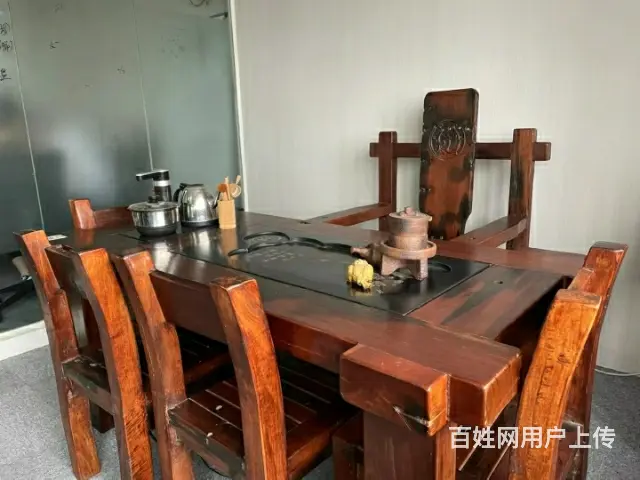 长期回收茶桌展示柜货架红木家具办公桌椅厨具空调 - 图片 1