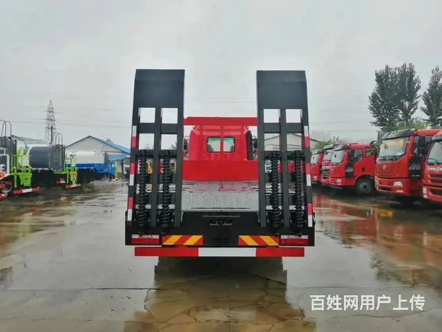 揭阳江淮挖机平板拖车拉180挖机厂家直销好上户 - 图片 9