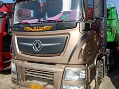 东风天龙旗舰 半挂车 13米高栏 国5全保首付8万