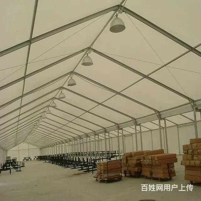 仓储篷房 铝合金材质内部无立柱宽敞 篷房生产厂家大 - 图片 2