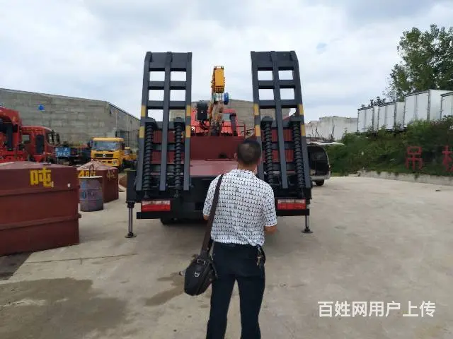 楚风前四后八长兴8吨平板带吊13797888598 - 图片 3