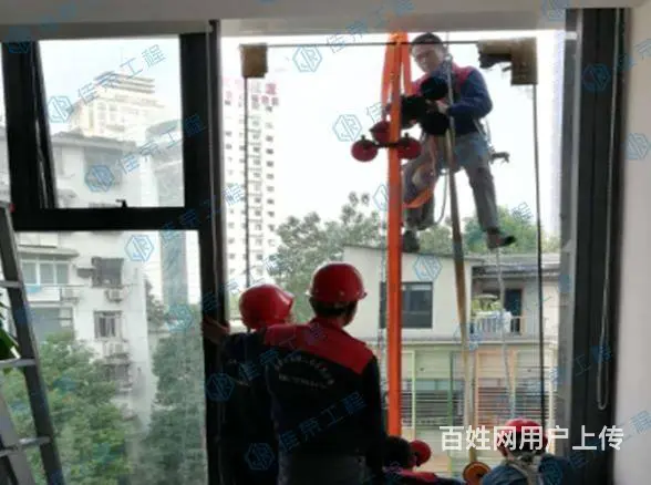 幕墙玻璃更换维修 幕墙换胶打胶修缮 外墙玻璃拆除安装加固 - 图片 1