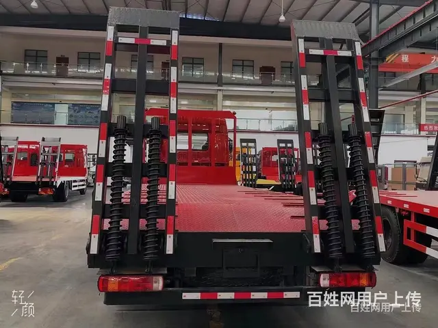 仙桃解放轻量化前四后八平板运输车30吨挖机拖车可送车上门 - 图片 6