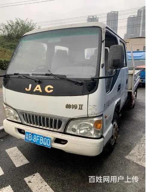 2013年江淮帅铃双排后双轮3.2米平板车 一手车 - 图片 2