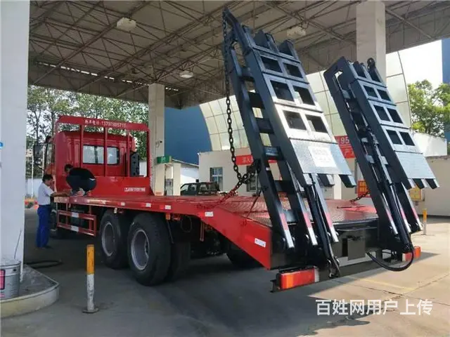 程力平板车厂家 东风后双桥六缸发动机平板车 - 图片 7