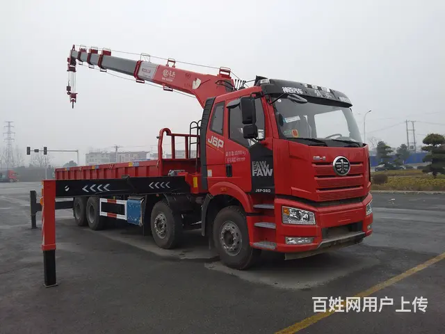 解放国六前四后八三一20吨随车吊 标配散热器 - 图片 4