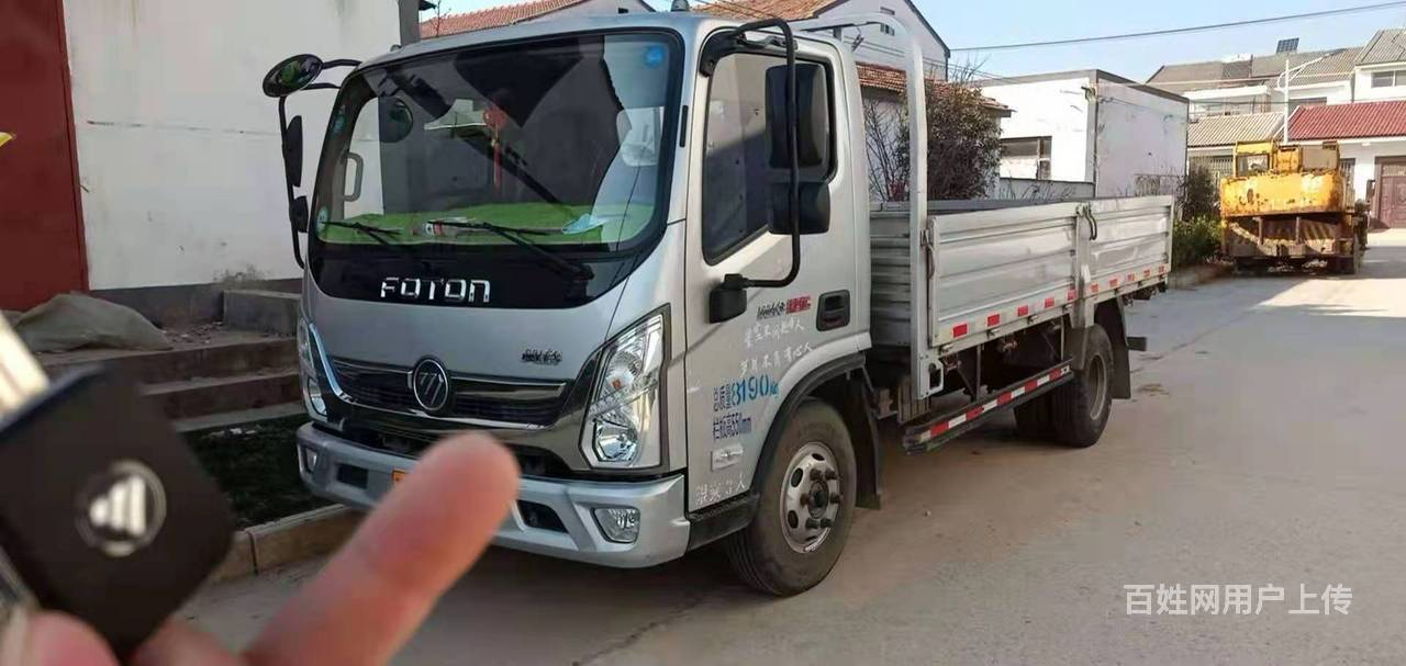 淄博1年的福田奥铃捷运平板货车,4.2米