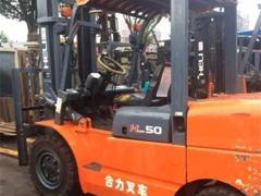 吕梁二手5吨合力叉车 二手6吨杭州物流搬运叉车转让