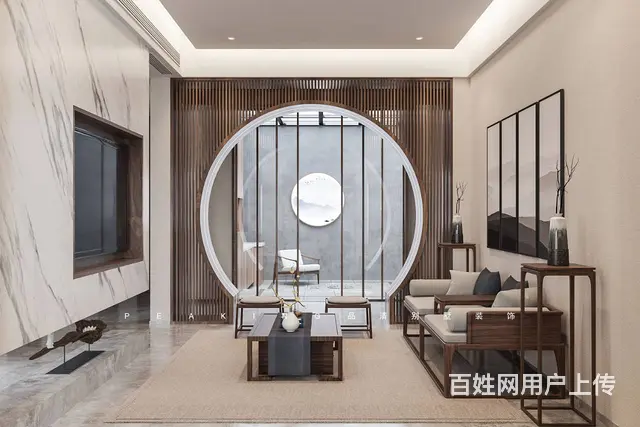 373㎡新中式设计，意境人居 - 图片 2