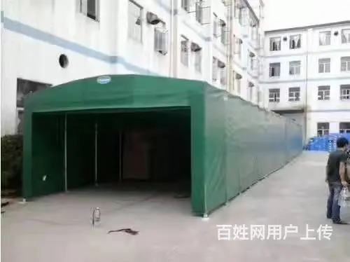 大型移动推拉雨棚户外活动停车遮阳蓬烧烤夜市伸缩大 - 图片 11