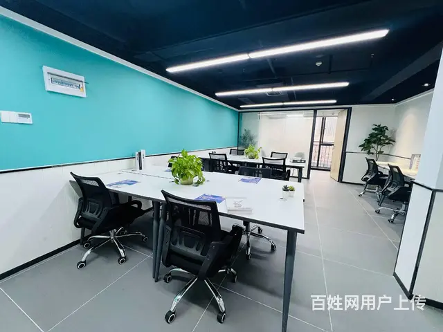 共享办公，正地铁口 精装带家具，独立办公室，近五一广场 - 图片 3