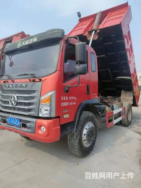 个人户带大本车厢4米5蓝牌自卸车 现货低价转让 - 图片 8
